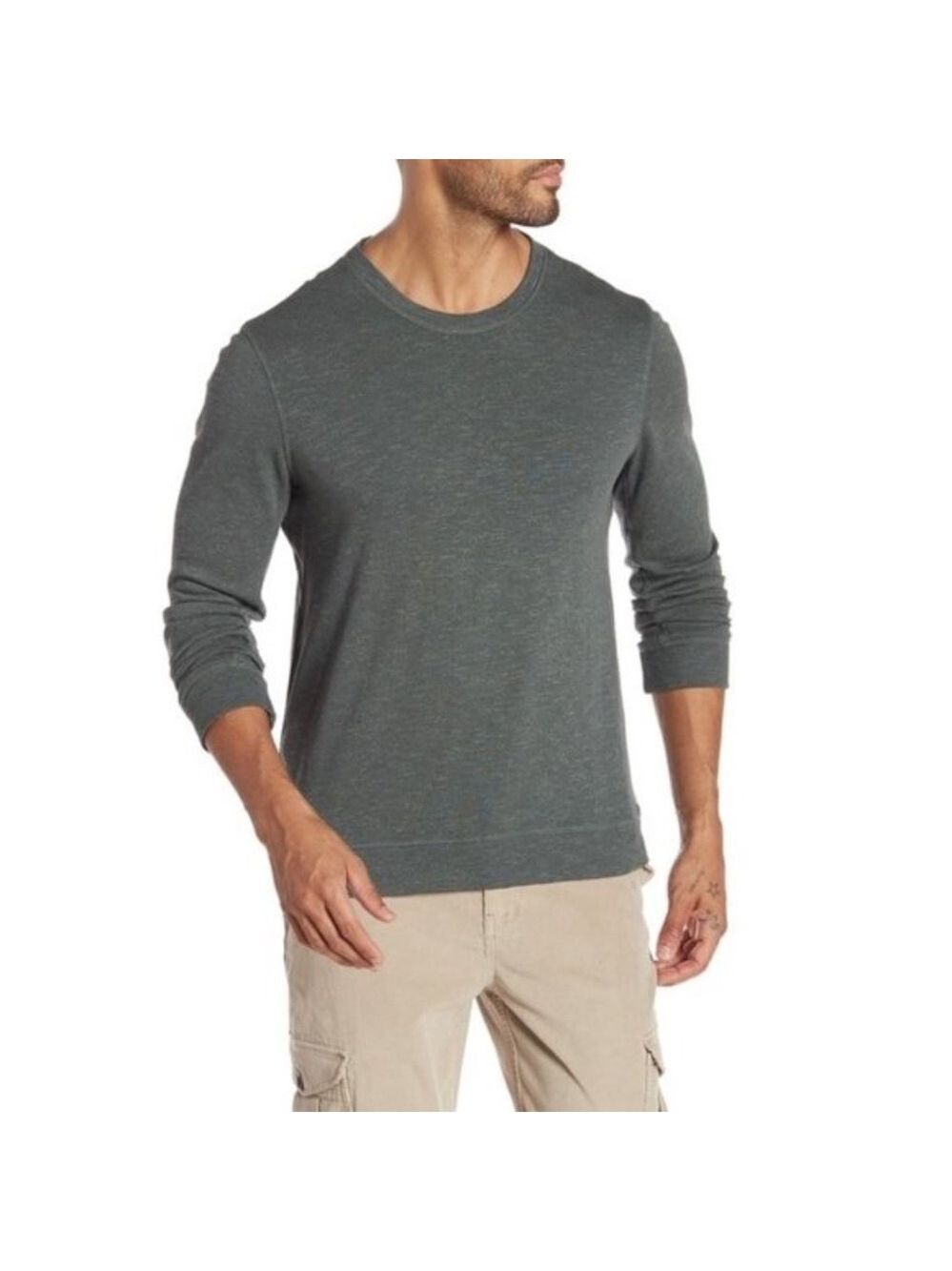 MICHAEL BASTIAN French Terry Pullover Sweater